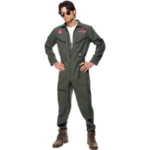 Top Gun Mens Costume Set / Green